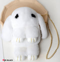 White Bunny Beauty Plush Bag - Aesthetic Sling Bag For Girls